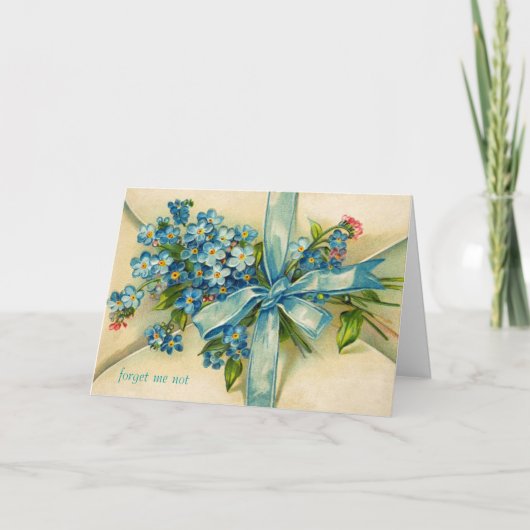 Vergeet me niet Kaart (Voorkant)