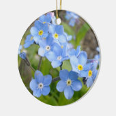 Vergeet me niet keramisch ornament (Links)