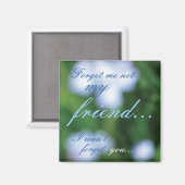 Vergeet me niet... Magneet (Voorkant / Achterkant)