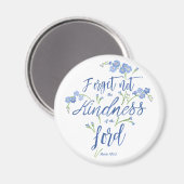 Vergeet-me-niet Magnet Magneet (Voorkant / Achterkant)