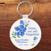 Vergeet me niet Memorial Sleutelhanger (Voorkant)