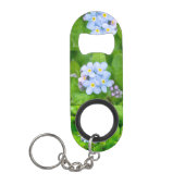 Vergeet me niet mini flessenopener (Voorkant)