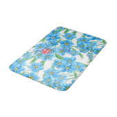 Vergeet me niet naadloos patroon badmat (Gekanteld)