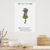 Vergeet-me-niet Poster (Keuken)