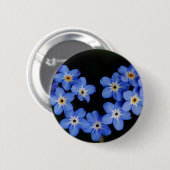 Vergeet me niet ronde button 5,7 cm (Voorkant /achterkant)
