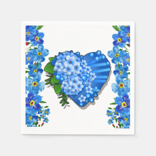 Vergeet me niet servet