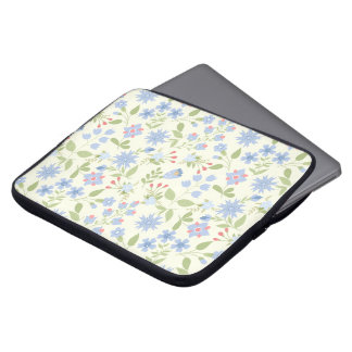 Vergeet-me-noten en korenbloemen laptop sleeve