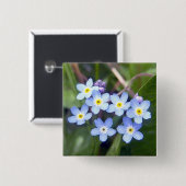 Vergeet me Nots 2 Button (Voorkant /achterkant)