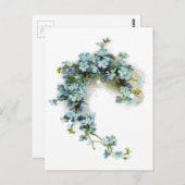  vergeet-me-Nots Briefkaart (Voorkant / Achterkant)