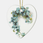  vergeet-me-Nots Keramisch Ornament (Links)