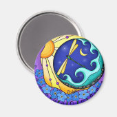 Vergeet me Nots Magneet (Voorkant / Achterkant)