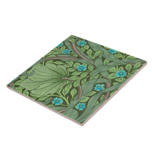Vergeet-me-Nots, Wallpaper van William Morris Tegeltje (Zijkant)