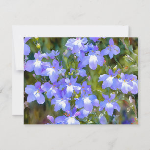  Vergeet mij niet Blue Flowers Briefkaart