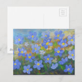 vergeet-mij-nietje briefkaart (Voorkant / Achterkant)