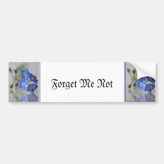 Vergeet-mij-nietje Bumpersticker