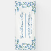  vergeet-mij-nietjes spandoek (Verticaal)