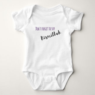 Vergeet niet Bismillah te zeggen - Baby outfit Romper