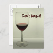 Vergeet niet - Briefkaart (Voorkant / Achterkant)