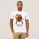 Vergeet niet dat het eerst plundert en dan verbran t-shirt (Voorkant volledig)