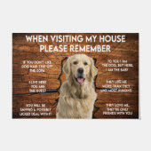 Vergeet niet dat Labrador Mat (Voorkant)