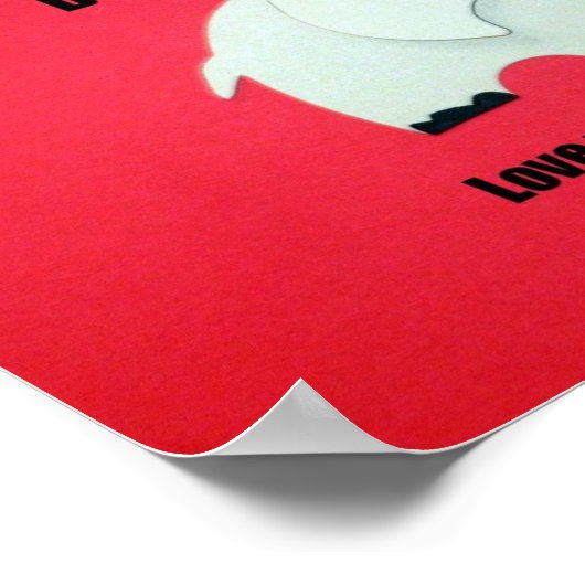 Vergeet niet: hou van je buurman als jezelf poster (Hoek)