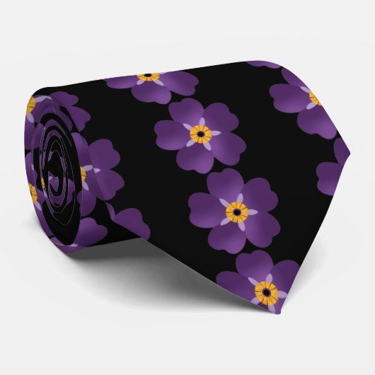 Vergeet-niet-ik Stropdas (Opgerold)