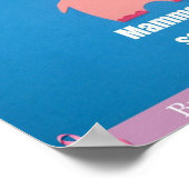 Vergeet niet, Mammogrammen redden levens! Poster (Hoek)