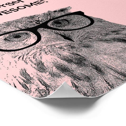 Vergeet niet om geweldige poster van de prijsopgav (Hoek)