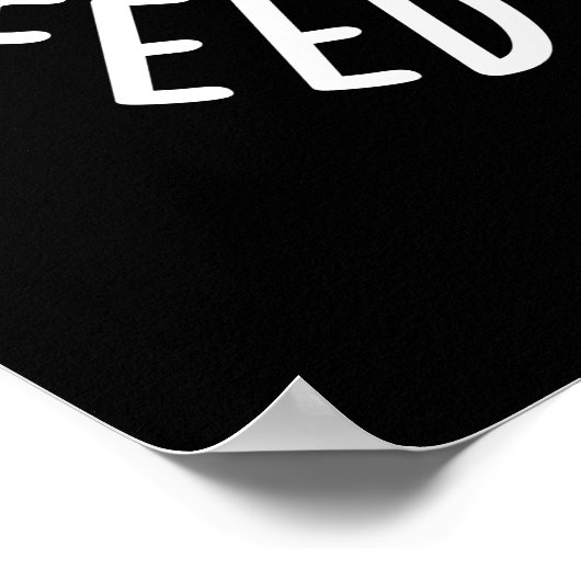 Vergeet niet om je hersenen anatomie pun donker BG Poster (Hoek)