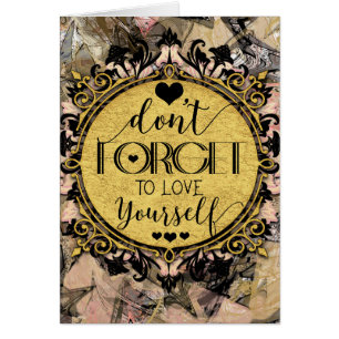 Vergeet niet om van jezelf te houden, zwarte zwijn