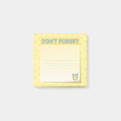 "Vergeet niet" Sticky Notes (Voorkant)