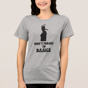 Vergeet niet te dansen, dansend paar Tri-Blend shirt