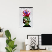Vergeet niet te groeien poster (Thuiskantoor)