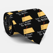 Vergeet niet te schrijven stropdas (Opgerold)