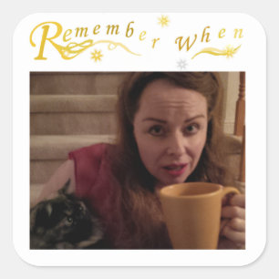 Vergeet niet wanneer Sticker RandEdge Square