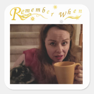 Vergeet niet wanneer Sticker RandEdge Square