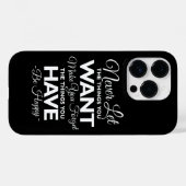Vergeet niet wat je gelukkig bent Case-Mate iPhone case (Achterkant (horizontaal))
