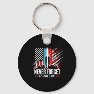 Vergeet nooit 11 september 2001 Memorial Day Ameri Sleutelhanger