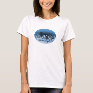 Vergeet nooit 11e herdenkingsonderscheiding septem t-shirt