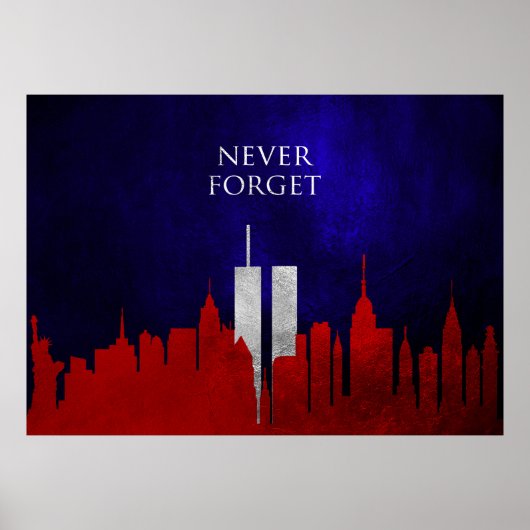 Vergeet nooit 911 (11 september 2001) poster (Voorkant)