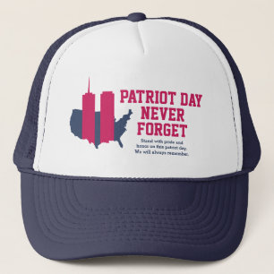 Vergeet nooit 911 20e Jubileum patriotdag 2021 Trucker Pet