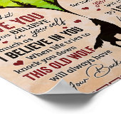 Vergeet nooit dat ik van jou hou... poster (Hoek)