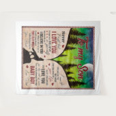 Vergeet nooit dat ik van jou hou... wandkleed (Voorkant (horizontaal))