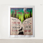 Vergeet nooit dat ik van jou hou... wandkleed (Voorkant)