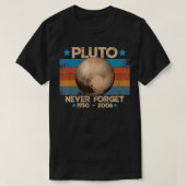 Vergeet nooit Grappige Retro Astronomie Ruimte T-shirt (Design voorkant)