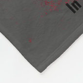 Vergeet nooit (herdenkingsdag) fleece deken (Hoek)