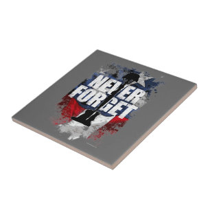 Vergeet nooit (herdenkingsdag) tegeltje