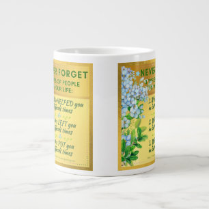 Vergeet nooit Inspirerend Extra Grote Beker