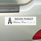 VERGEET NOOIT Sandy Hook Elementaire School Bumpersticker (Op auto)