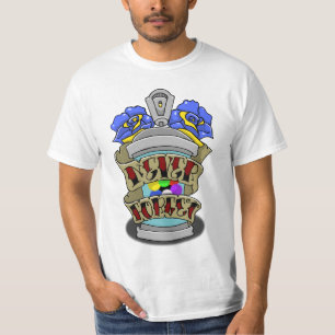 VERGEET NOOIT VETERAN GRAFFITI POW MIA MEMORIAL NY T-SHIRT
